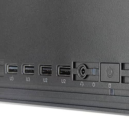 Silverstone MILO 11 Micro ATX Desktop Black / Silver with USB 3.2 Gen 1 Type-A and USB 2.0 Type-A image
