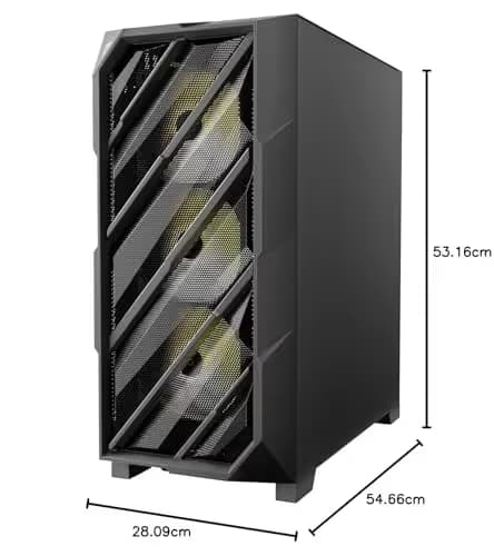 Antec DP503 ATX Mid Tower Black Tempered Glass image