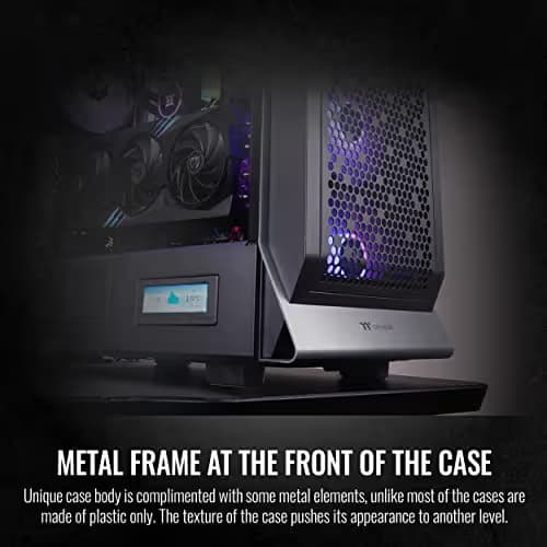Thermaltake Ceres 500 ATX Mid Tower Black with Tempered Glass Side Panel and USB 3.2 Gen 2 Type-C, USB 3.2 Gen 1 Type-A image