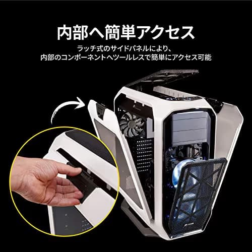 Corsair Graphite Series 780T ATX Full Tower Black / White with Acrylic Side Panel and USB 3.2 Gen 1 Type-A, USB 2.0 Type-A image
