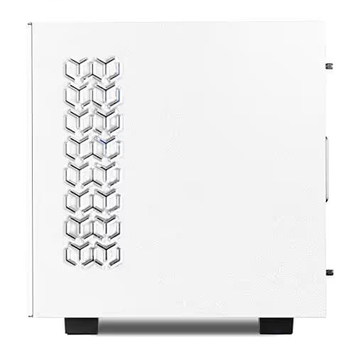 iBuypower Snowblind S ATX Mid Tower White Tempered Glass Side Panel image