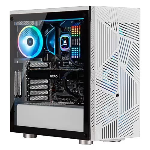 Corsair 275R Airflow ATX Mid Tower Black Tempered Glass Side Panel main image