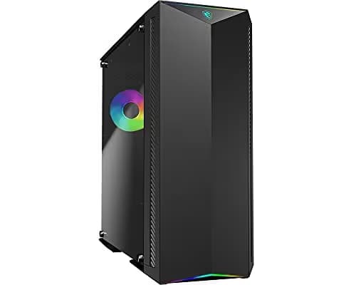MSI MPG GUNGNIR 100 ATX Mid Tower Black Tempered Glass Side Panel image