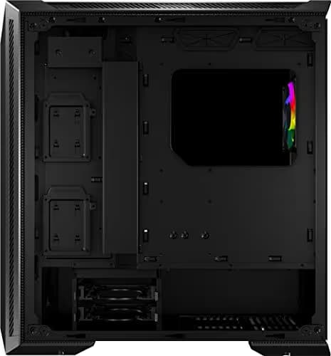 MSI MPG GUNGNIR 100 ATX Mid Tower Black Tempered Glass Side Panel image