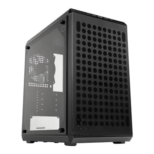 Cooler Master Q300L V2 MicroATX Mini Tower Black Tempered Glass Side Panel image