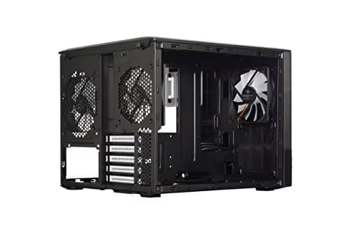 Fractal Design Node 804 Micro ATX Mid Tower Black with Acrylic Side Panel and USB 3.2 Gen 1 Type-A image