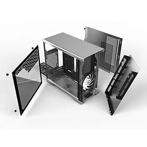 MagniumGear Neo-G Mini V2 Mini-ITX Tower Black with Tempered Glass Side Panel and USB 3.2 Gen 1 Type-A Front Panel image