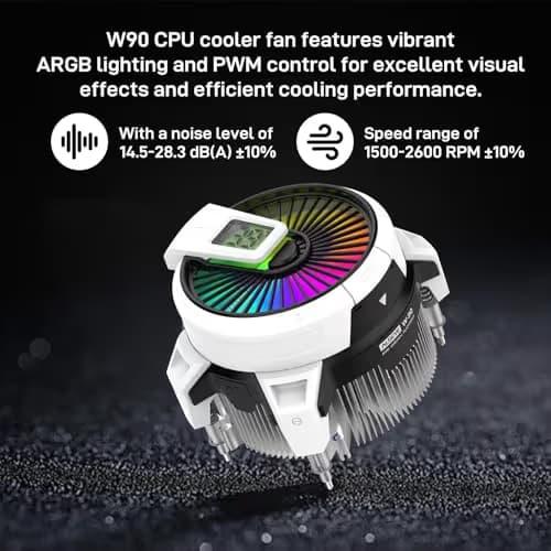 Inter-Tech ALSEYE W90 Air 55.65 CFM White / Black image