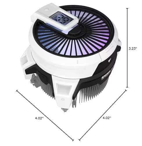 Inter-Tech ALSEYE W90 Air 55.65 CFM White / Black image