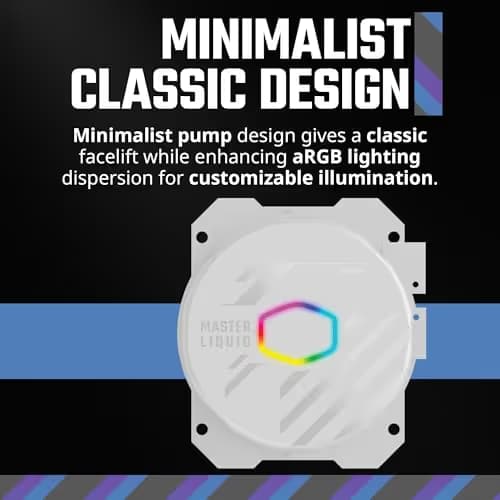 Cooler Master MasterLiquid 240L Core Water 240mm ARGB White image