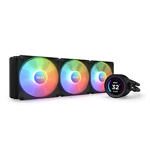NZXT Kraken Elite 360 Water 360mm RGB 78.02 CFM Black 2023 image