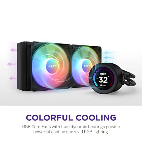 NZXT Kraken Elite 360 Water 360mm RGB 78.02 CFM Black 2023 image