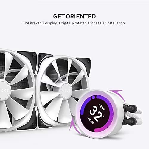 NZXT Kraken Z73 RGB Water 360mm 52.44 CFM White / Black image