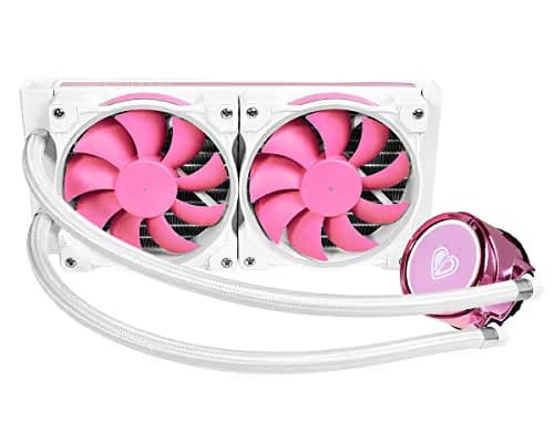 ID-COOLING PINKFLOW Water 240mm 55.2 CFM White / Pink image