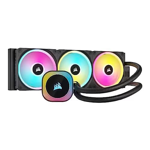 Corsair iCUE LINK H150i RGB Water 360mm 63.1 CFM Black image