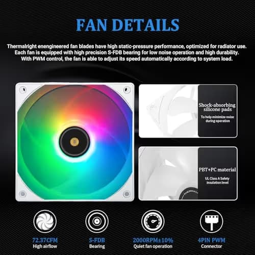 Thermalright Frozen Notte Water 360mm ARGB White image