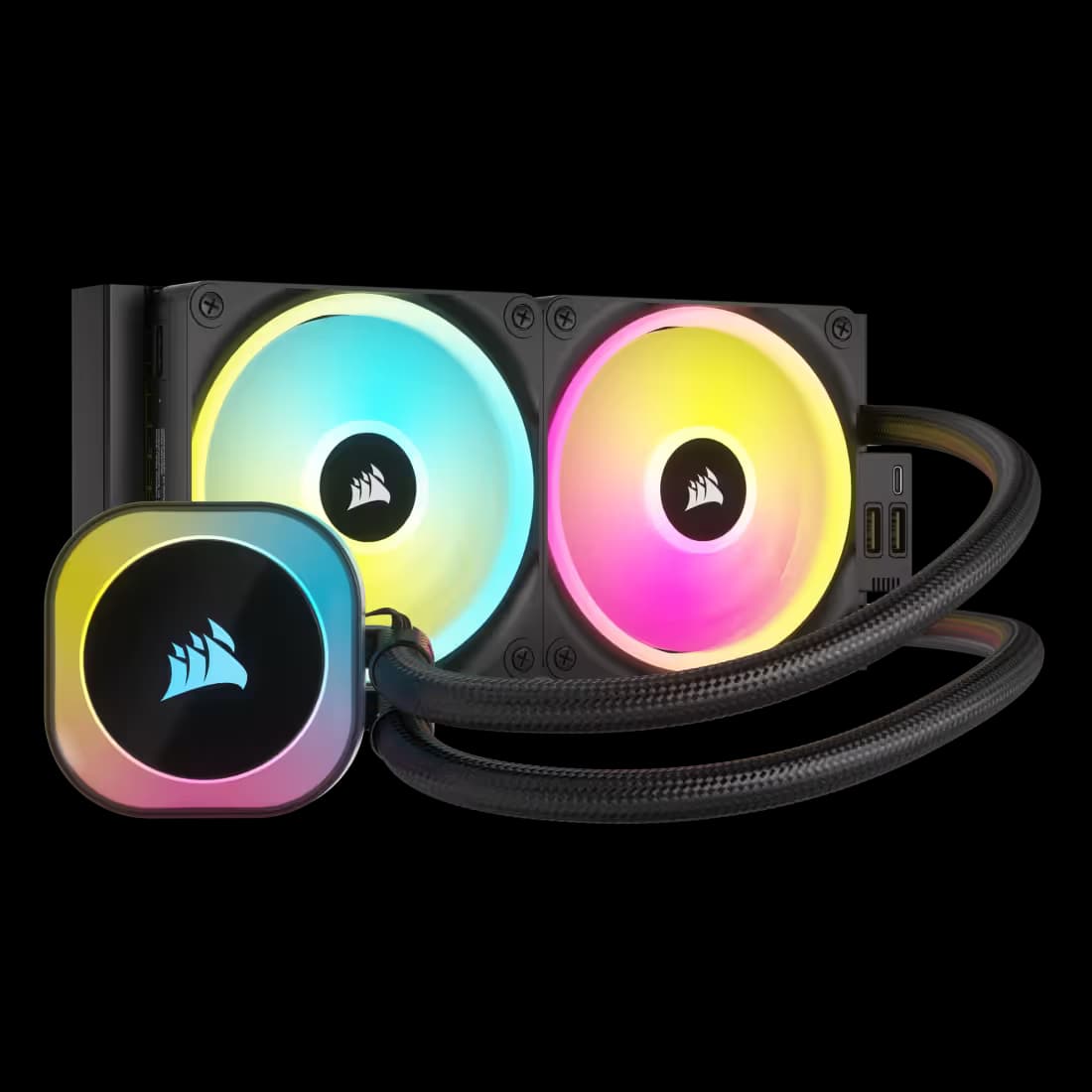 Corsair iCUE LINK H100i Water 240mm RGB Black image