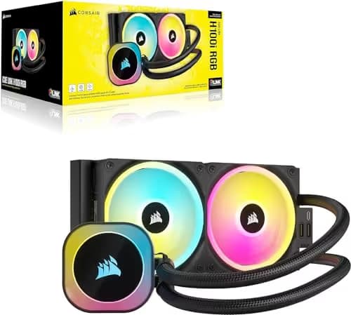 Corsair iCUE LINK H100i Water 240mm RGB Black image