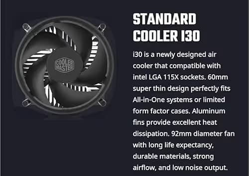 Cooler Master I30 Air 55mm Black / Silver image