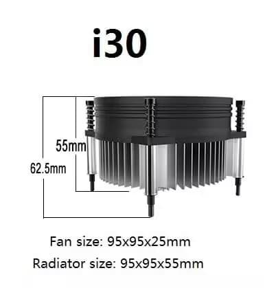 Cooler Master I30 Air 55mm Black / Silver image