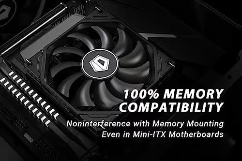 ID-COOLING IS-40X Air 45mm Black / White image