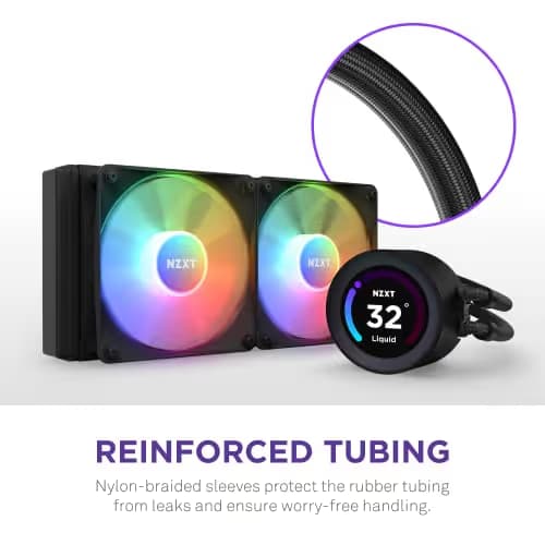 NZXT Kraken Elite RGB Water 240mm 78.02 CFM Black image