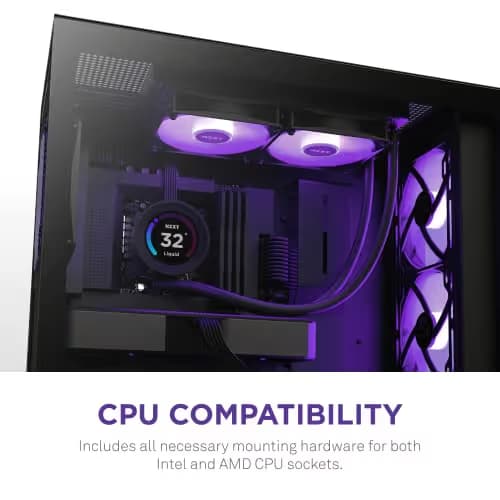 NZXT Kraken Elite RGB Water 240mm 78.02 CFM Black image