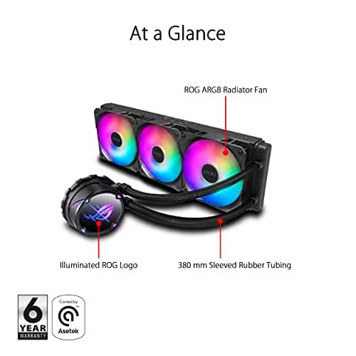 Asus ROG STRIX LC II Water 360mm ARGB Black image
