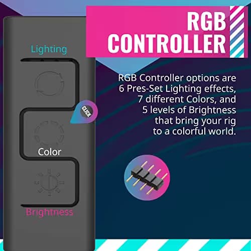Cooler Master i71C Air RGB 37 CFM Rifle Bearing Black image