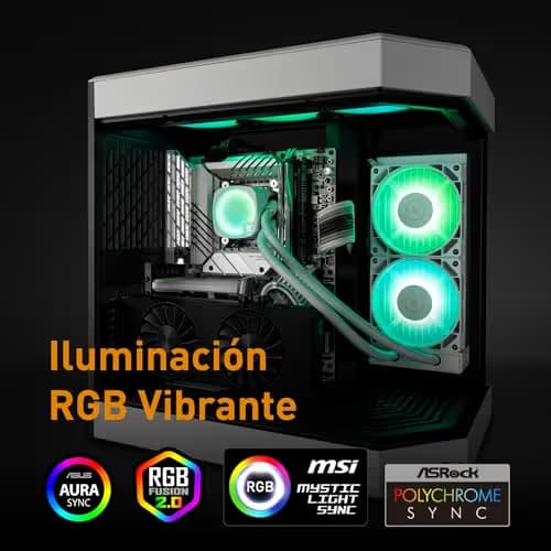 EK EK-Nucleus Water 360mm Lux D-RGB 72 CFM White image