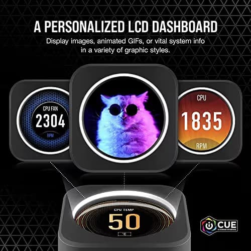Corsair iCUE H170i ELITE LCD Water 420mm Black image