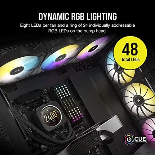 Corsair iCUE H170i ELITE LCD Water 420mm Black image