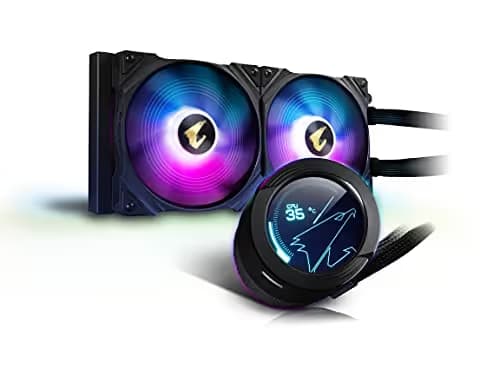Gigabyte AORUS WATERFORCE X Water 280mm 89.18 CFM Black image