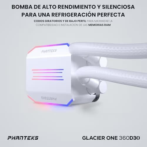 Phanteks GLACIER ONE D30 Water 360mm White image