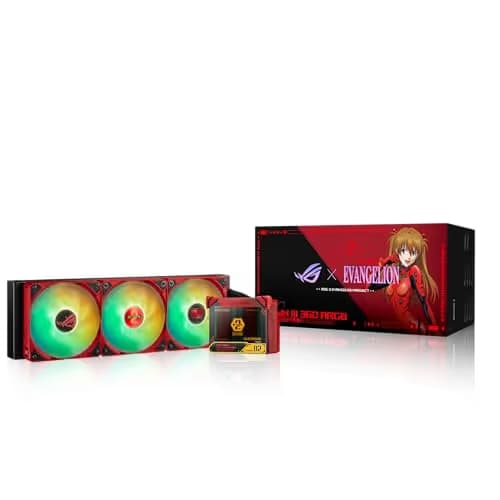 Asus ROG RYUJIN III Water 360mm ARGB EVA-02 EDITION 70.07 CFM Red / Black image