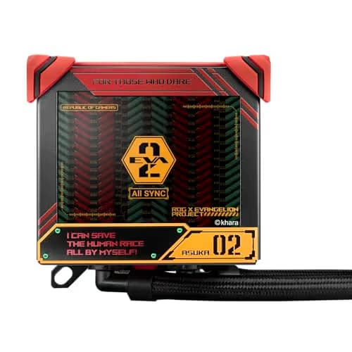 Asus ROG RYUJIN III Water 360mm ARGB EVA-02 EDITION 70.07 CFM Red / Black image