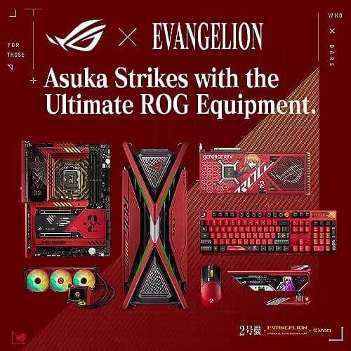Asus ROG RYUJIN III Water 360mm ARGB EVA-02 EDITION 70.07 CFM Red / Black image