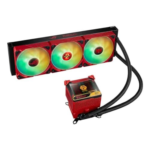 Asus ROG RYUJIN III Water 360mm ARGB EVA-02 EDITION 70.07 CFM Red / Black image