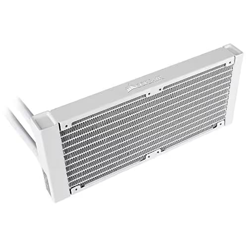 Corsair H100i RGB PLATINUM SE Water 240mm 63 CFM White image