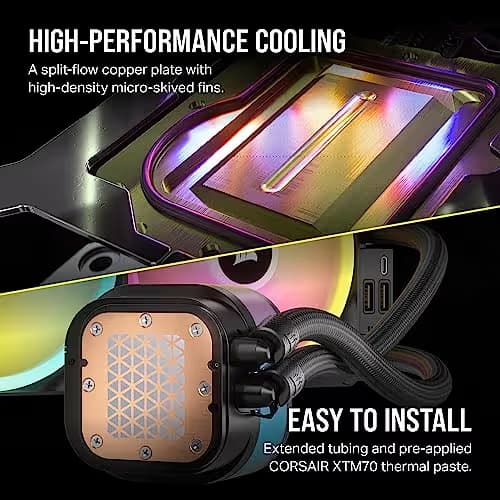 Corsair iCUE LINK H115i RGB Water 280mm Black image
