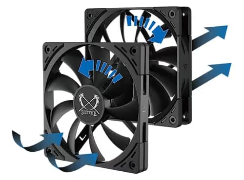 Scythe Fuma 3 Air 154mm Black/Silver 67.62 CFM image