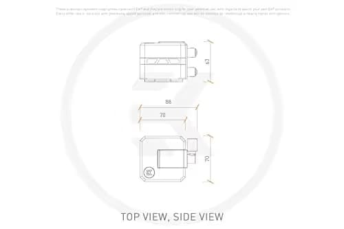 EK AIO Elite Water 360mm D-RGB 66.04 CFM Black image