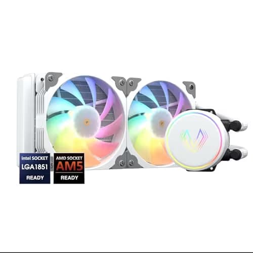 Vetroo V240 52 CFM Water 240mm White / Gray image