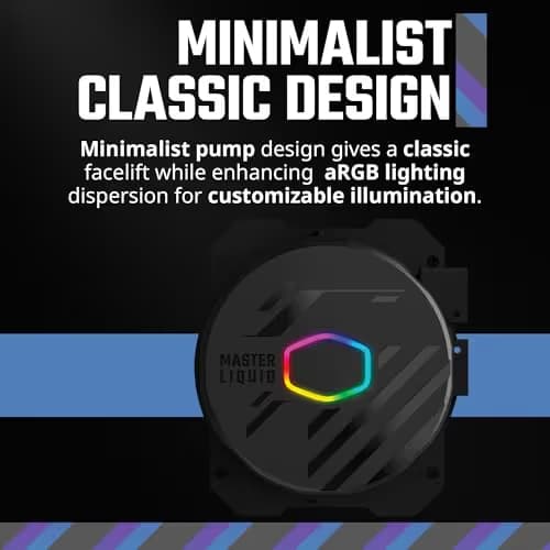 Cooler Master MasterLiquid Core Water 360mm ARGB Black image