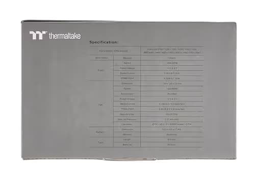 Thermaltake TH120 ARGB Sync Water 120mm 59.28 CFM Black image