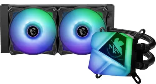 MSI MAG CORELIQUID C240 Water 240mm EVA e-PROJECT Black image