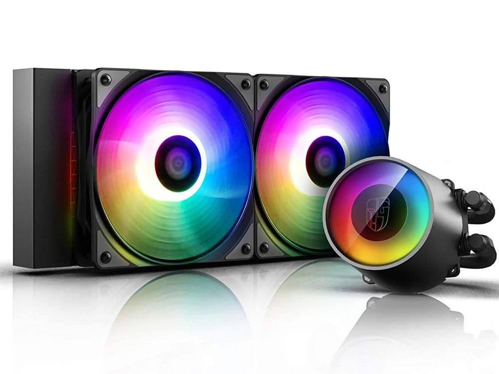 Deepcool Castle Water 240mm RGB V2 69.34 CFM Black image