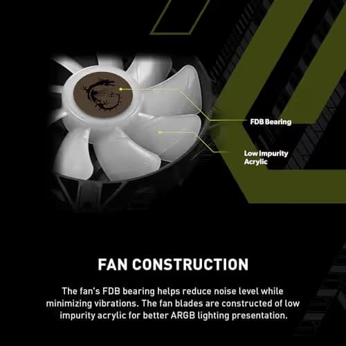 MSI MAG CORELIQUID E360 75.04 CFM Water 360mm Black image