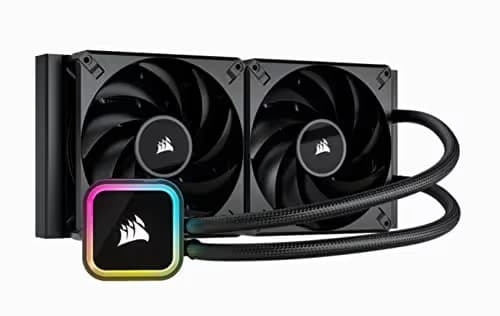Corsair iCUE H115i RGB ELITE 89 CFM Water 280mm Black main image