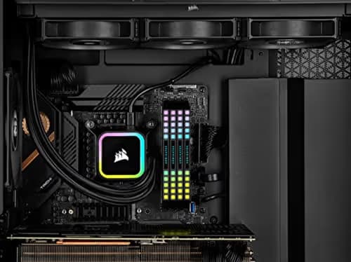Corsair iCUE H115i RGB ELITE 89 CFM Water 280mm Black image